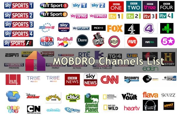 mobdro tv channels